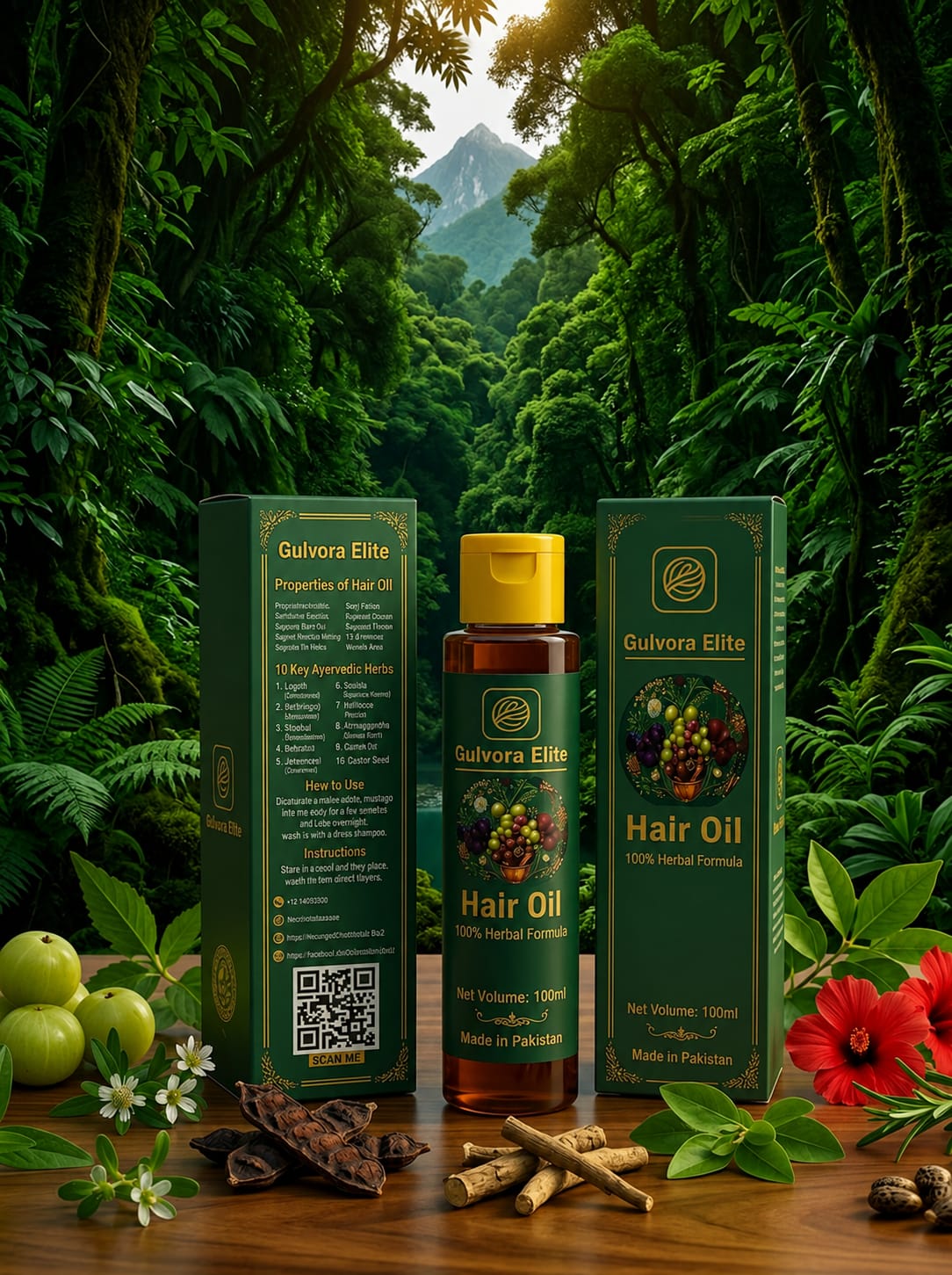 Gulvora Elite Herbal Hair Oil